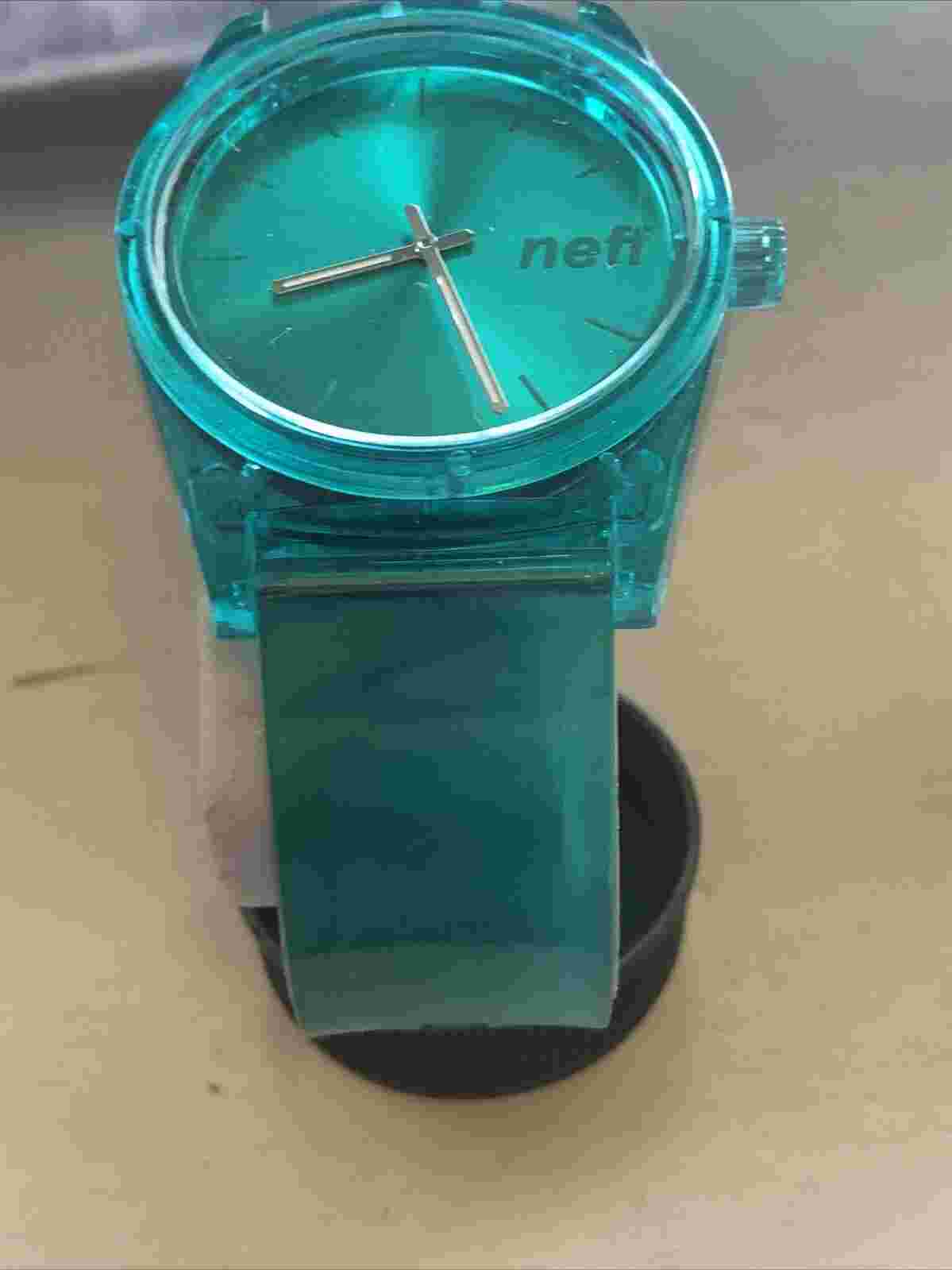 Neff Turquoise Colored Watch NEW BATTERY