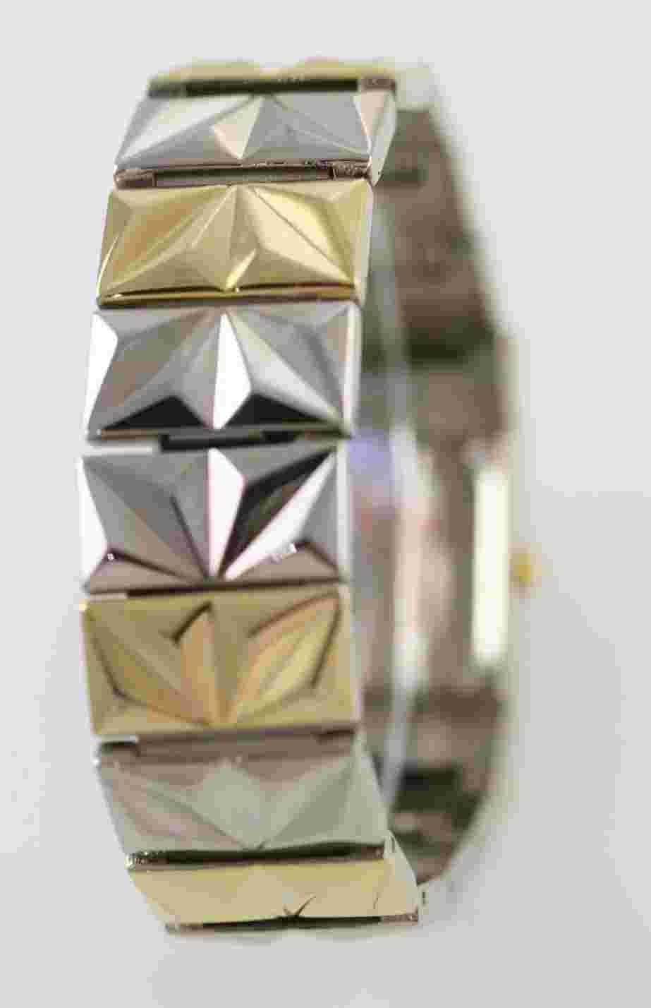 Charles Delon Watch Women Gray Stainless Steel Silver Gold Water Resist Quartz