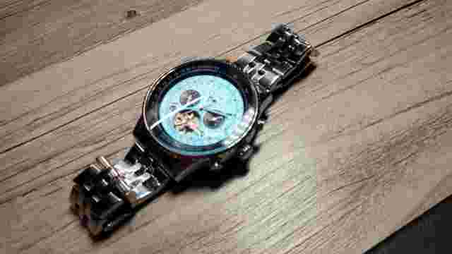 Jaragar Navigation Flight Automatic Men's Date Watch Blue Dial