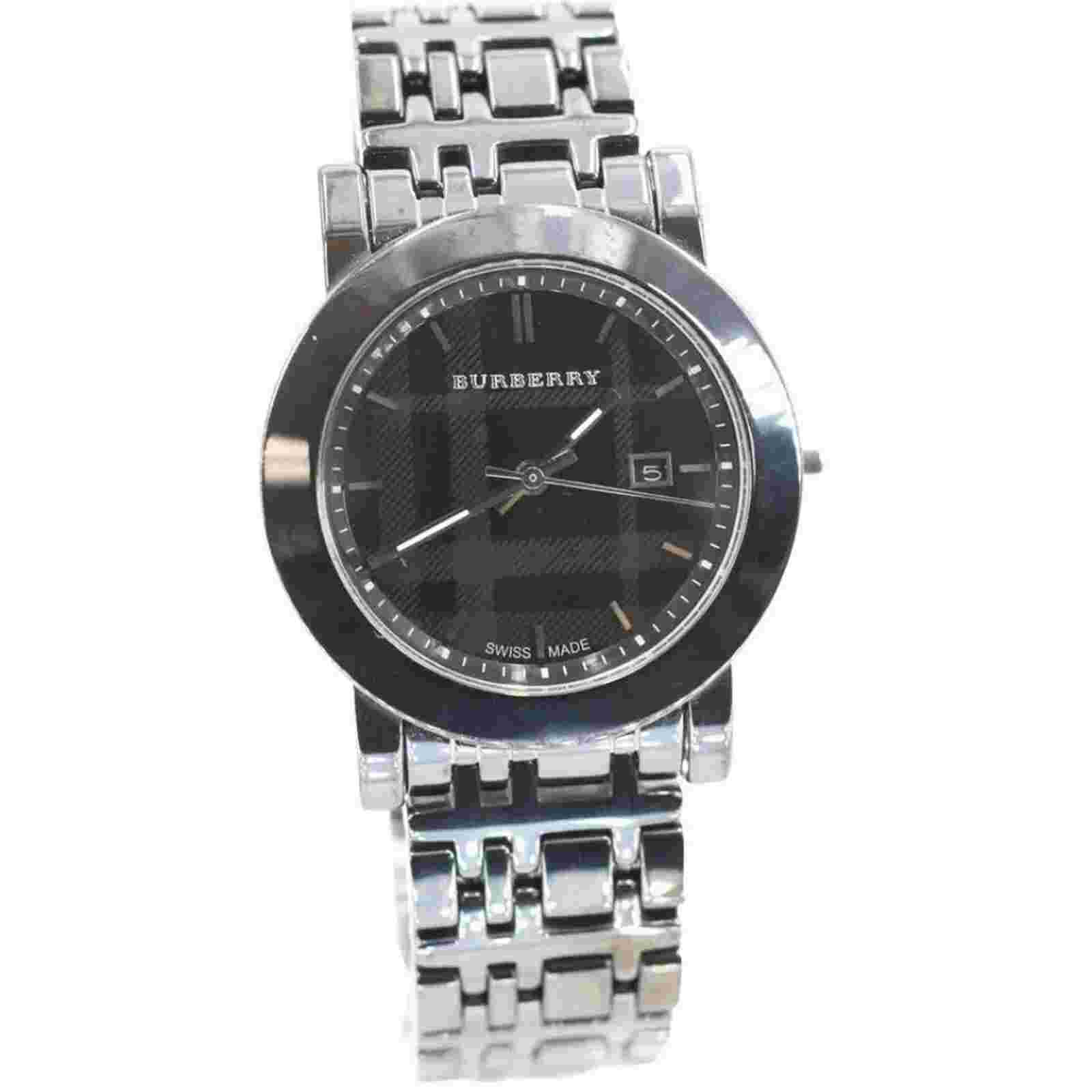 Burberry Check Ceramic Dial Bracelet Quartz Watch BU1871