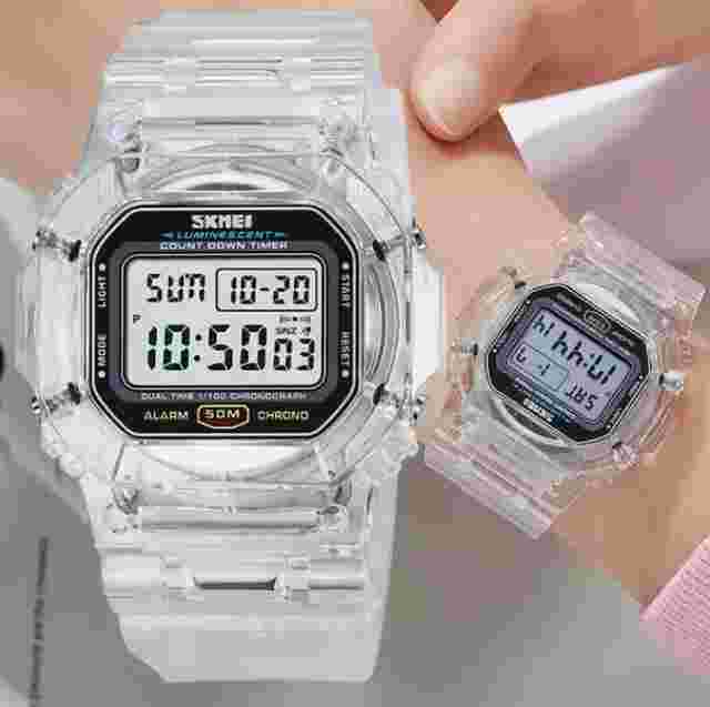 SKMEI Retro Watches Men Women Digital Watch Waterproof 50m Unisex Wristwatch New