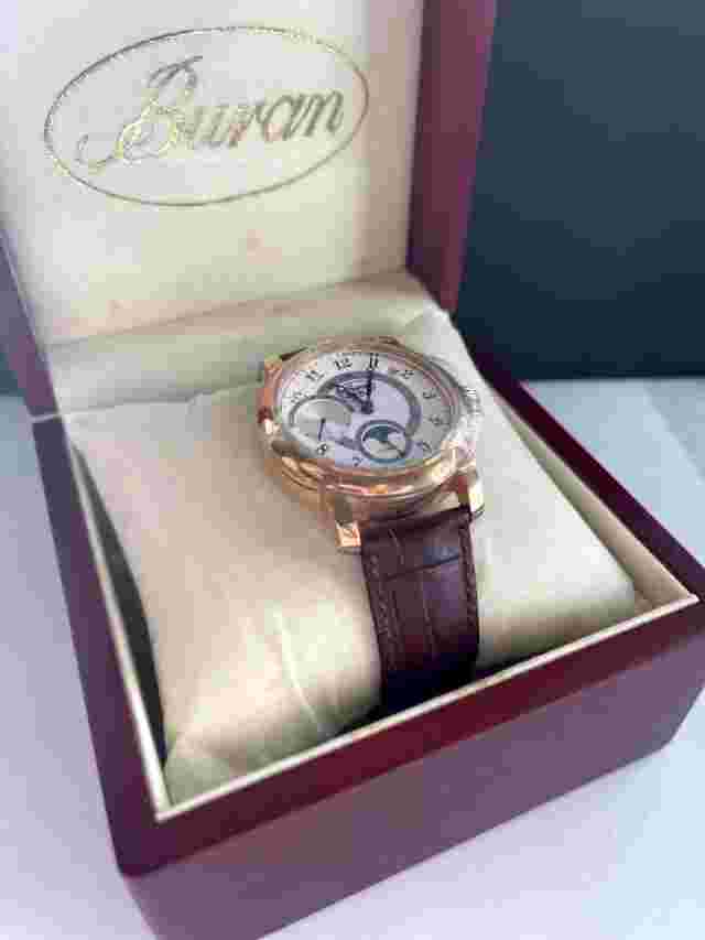 Moon Phase Hand Wound Buran v. W.POLJOT 310579/3429891 Analog Watch - Rare