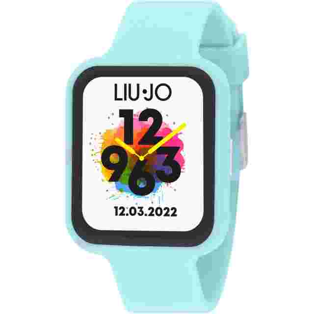 Orologio LIU-JO Smartwatch Voice Fancy SWLJ133 Acquamarine cinturino in silicone