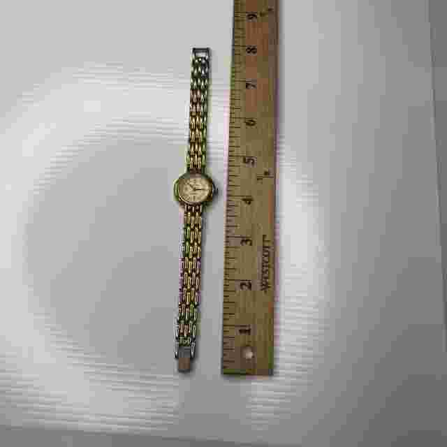 X11 Majestron Quartz Gold Ladies Retro Watch No Back Untested