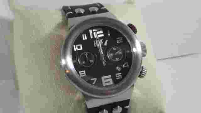 Frye Men's FR00005-01 Watch Black Leather Band needs a battery