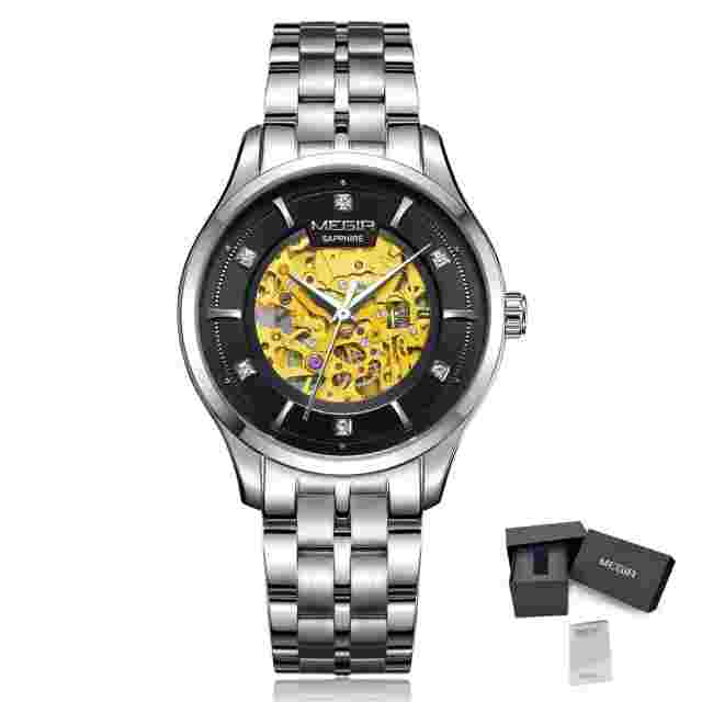 Luxury Men Watches Waterproof Automatic Mechanical Watch Stainless Steel Sapph