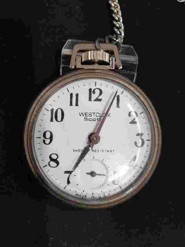 Westclox Hand-Wound Pocket Watch Evh25