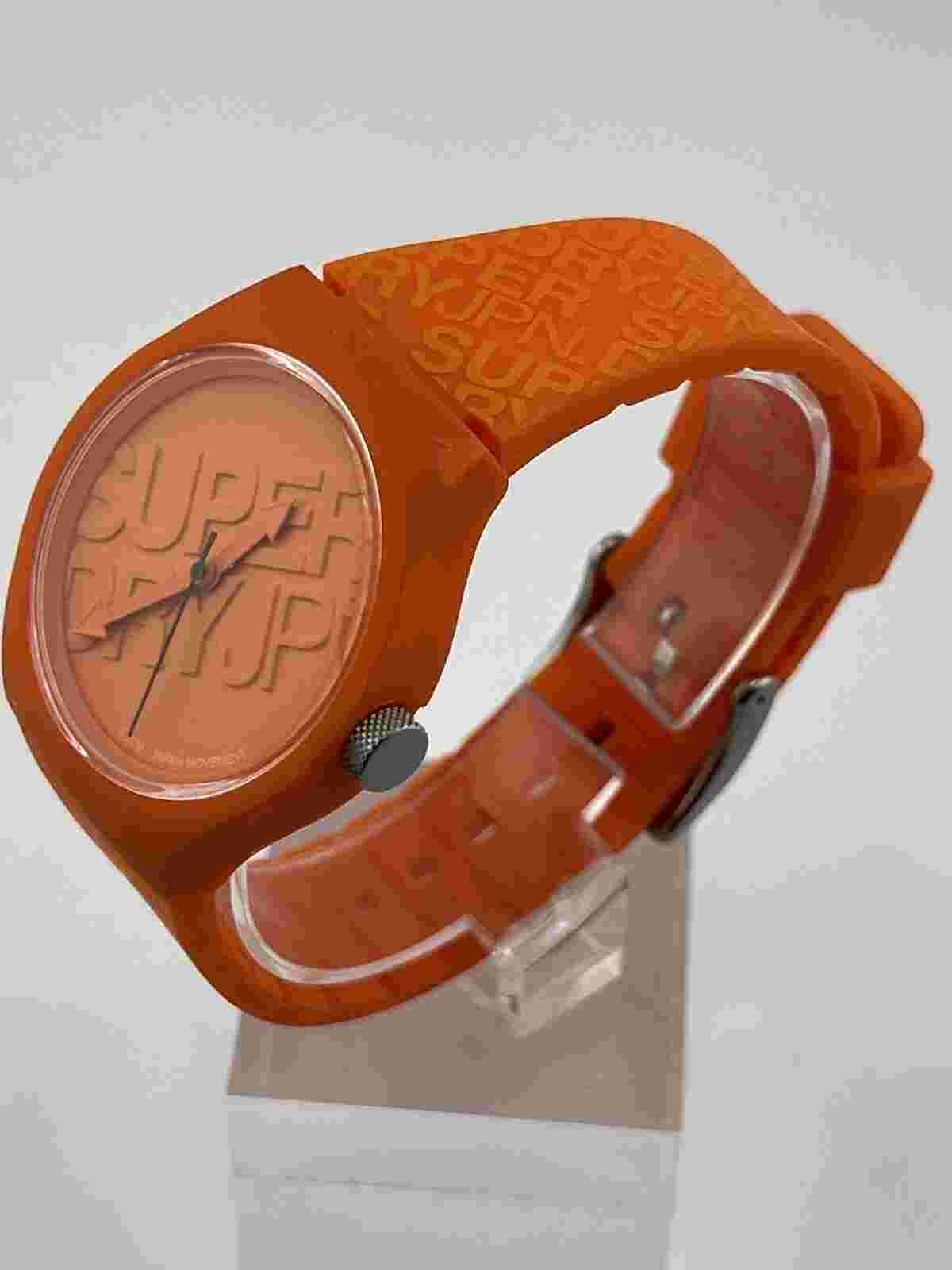 Superdry Cool Wrist Watch Analog Quartz Orange Approx. 37mm New