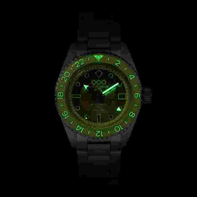 Out Of Order 001-25.BAND.GT Men's Gin & Tonic GMT Automatic Wristwatch