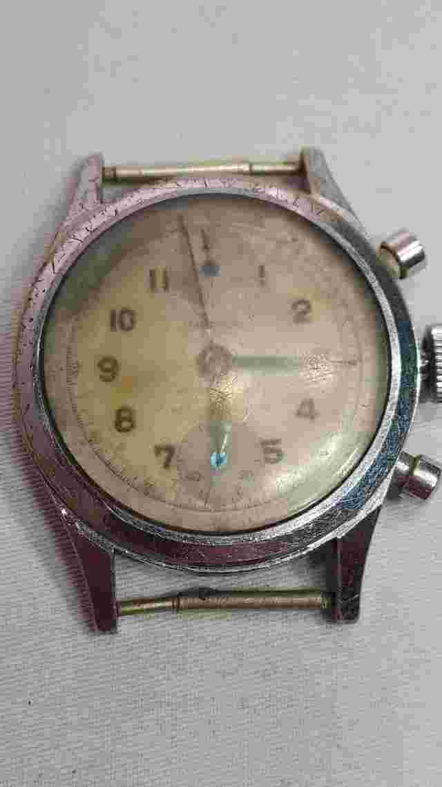 IMPERIAL military WRISTWATCH with stop watch