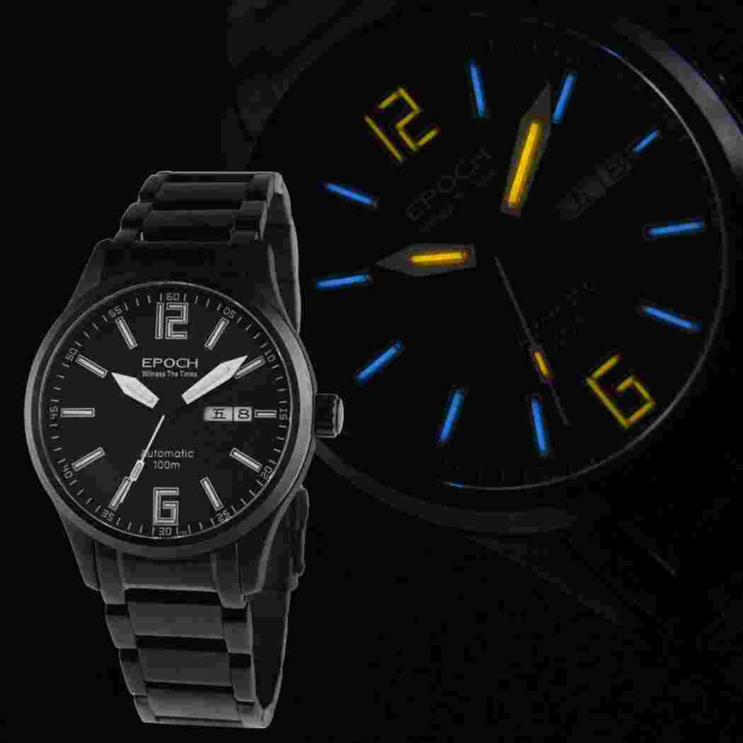 EPOCH Men Automatic Watch Luxury Watches Luminous Mechanical Wristwatch NH36