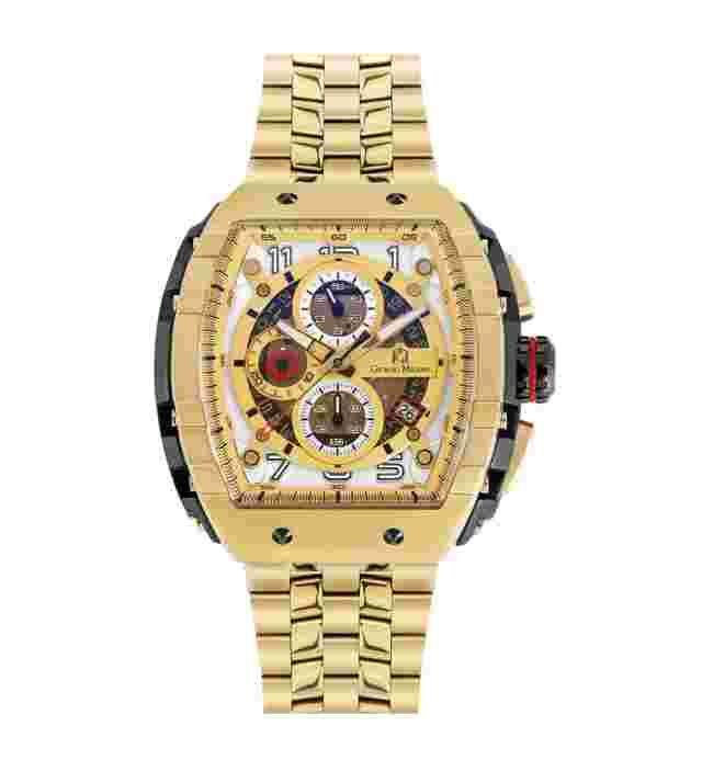 Giorgio Milano Luxury Men’s Watch Gold Metal Bracelet Stainless Steel.