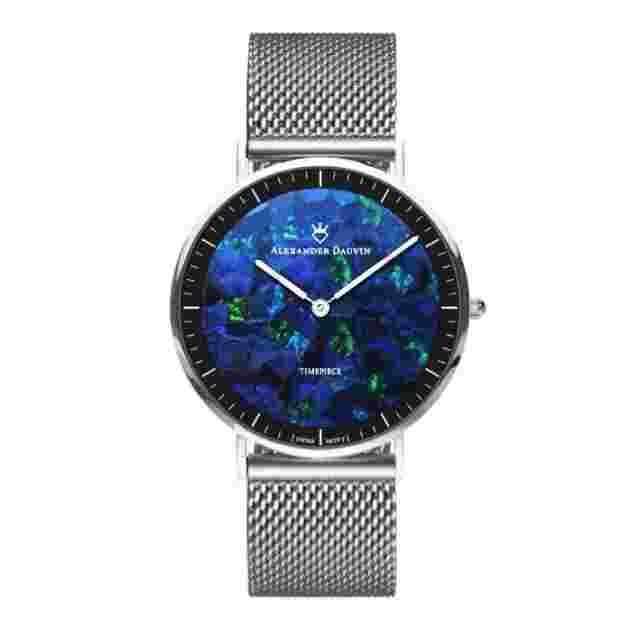 Roland Cliff Blue Opal Watch   -  40mm