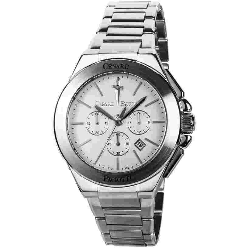 Watch Cesare PACIOTTI Man TSCR137 Quartz Analogue Chronograph Steel