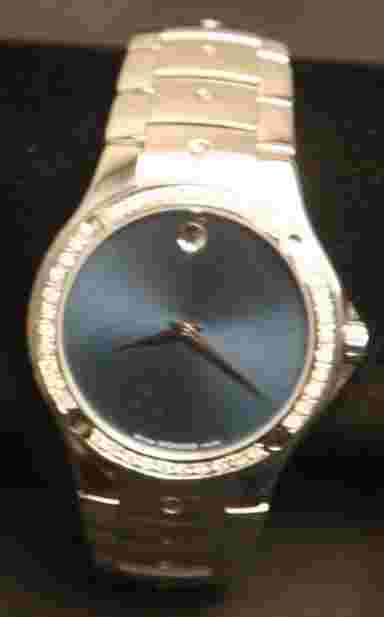 Mens Authentic Movado SE Sports Edition 0605790 Swiss Blue Watch 395 Retail