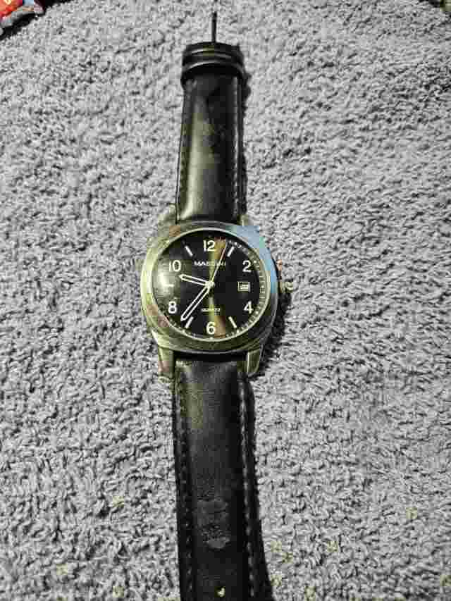 vintage massini quartz watch for men