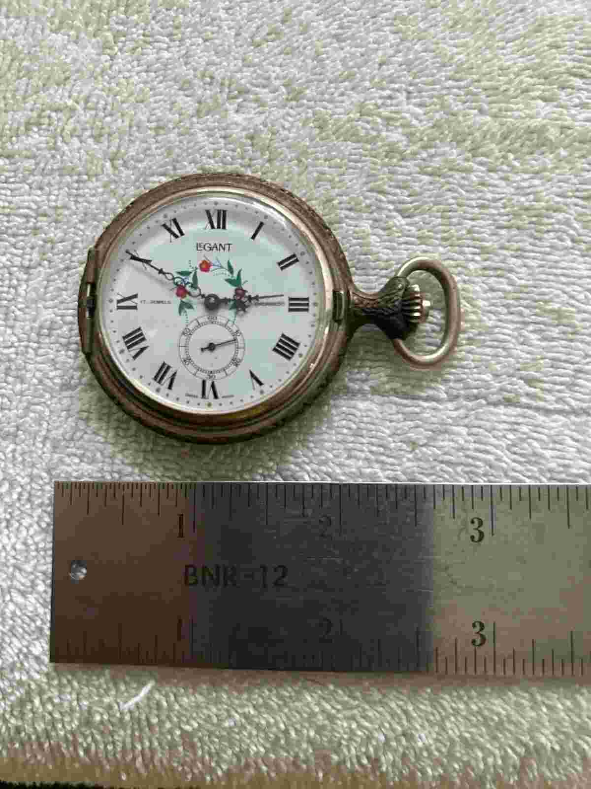 Vintage Legant Pocket Watch 17 Jewels