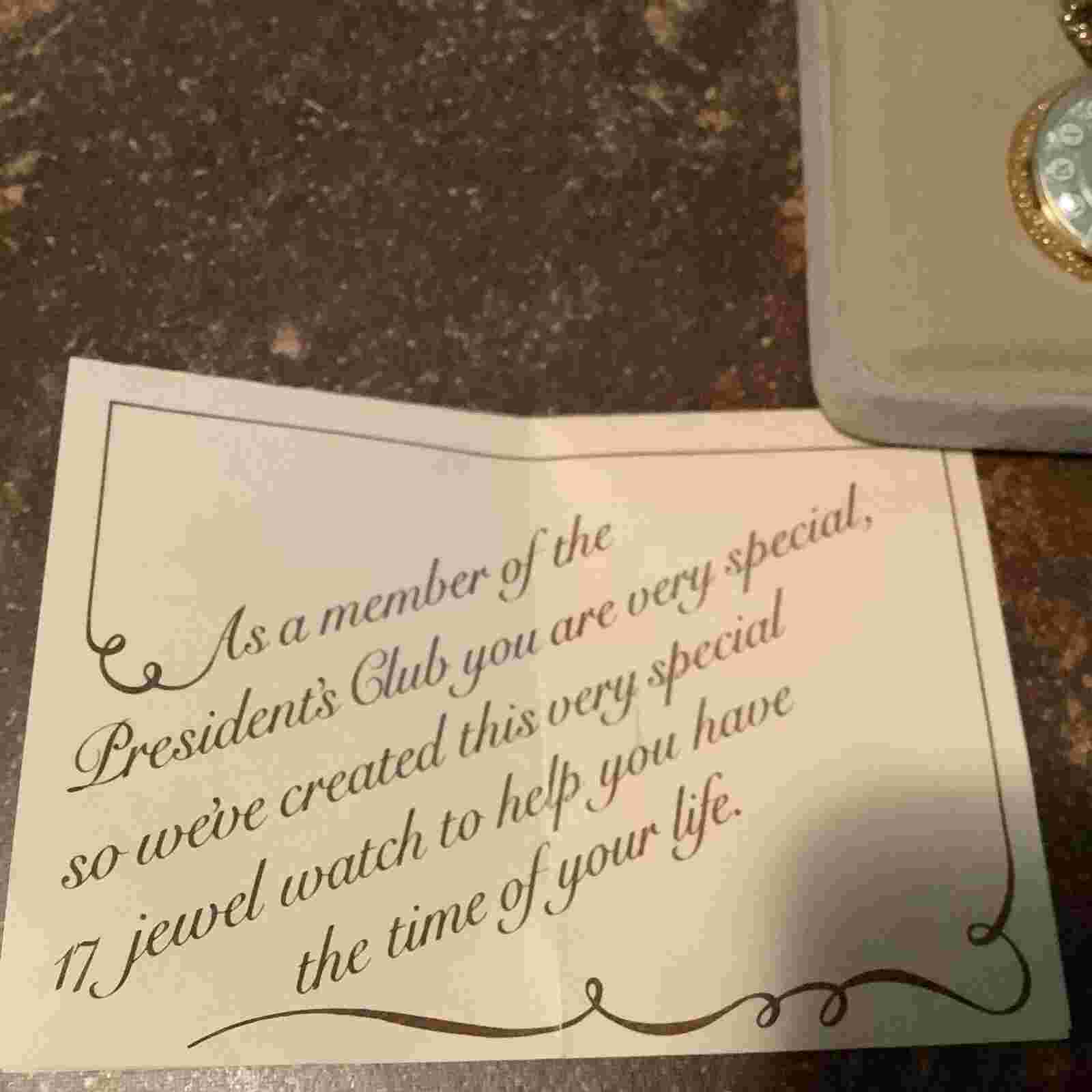 Vintage Avon Very Best Pocket Watch - Rare And Never Used!