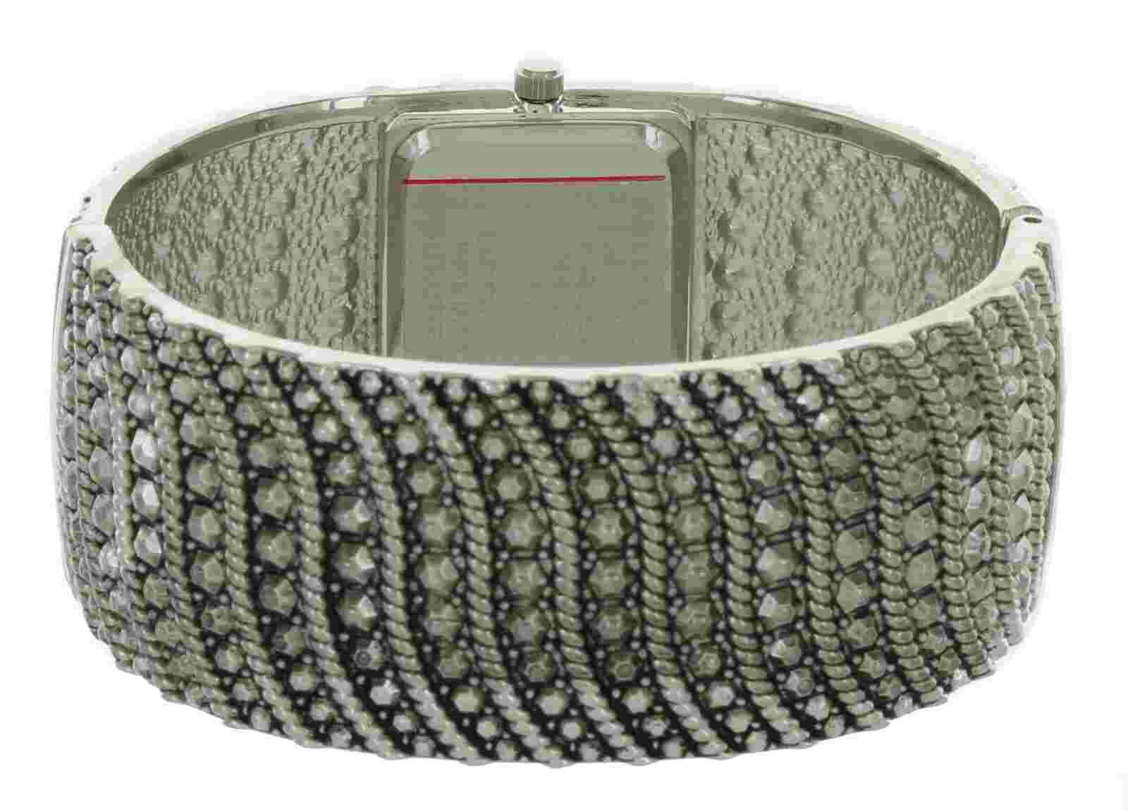 Vintage Embassy by Gruen Ladies silver Tone Bangle Wrist Watch