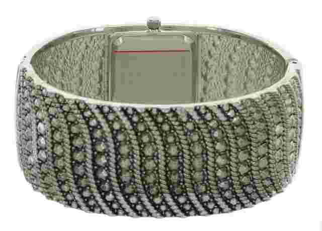 Vintage Embassy by Gruen Ladies silver Tone Bangle Wrist Watch