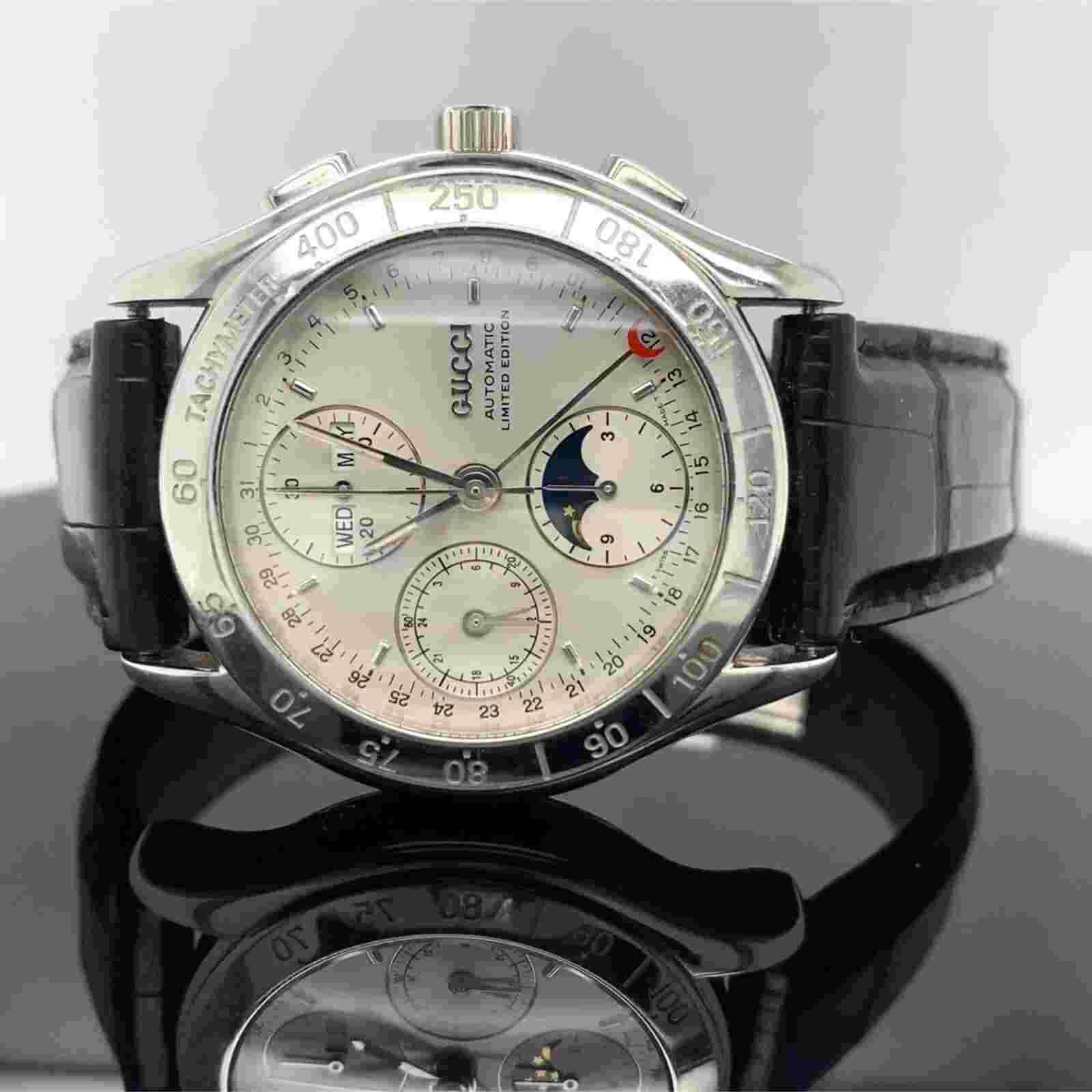 Gucci Limited Edition Corum Chronograph 40mm Moonphase  Men’s Watch $5000