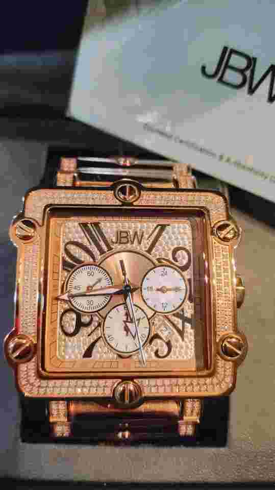 jbw mens diamond watch SUPER RARE ROSE GOLD!! THE ONLY NEW ONE ON THE INTERNET!