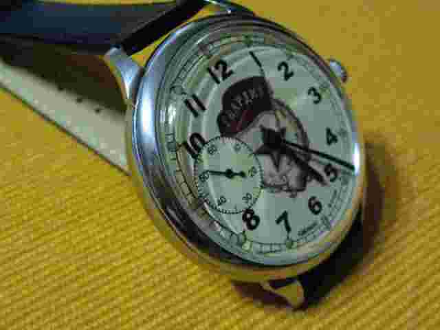 Vintage Wristwatch Mechanical Zim CHK-6 2-50 Year Guard 50 mm