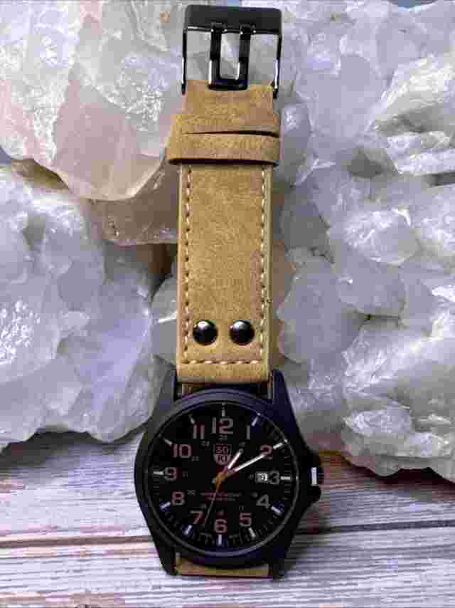 Soki Date Stainless Steel Military Sports Analog Quartz Army Watch (AT1224-98) T