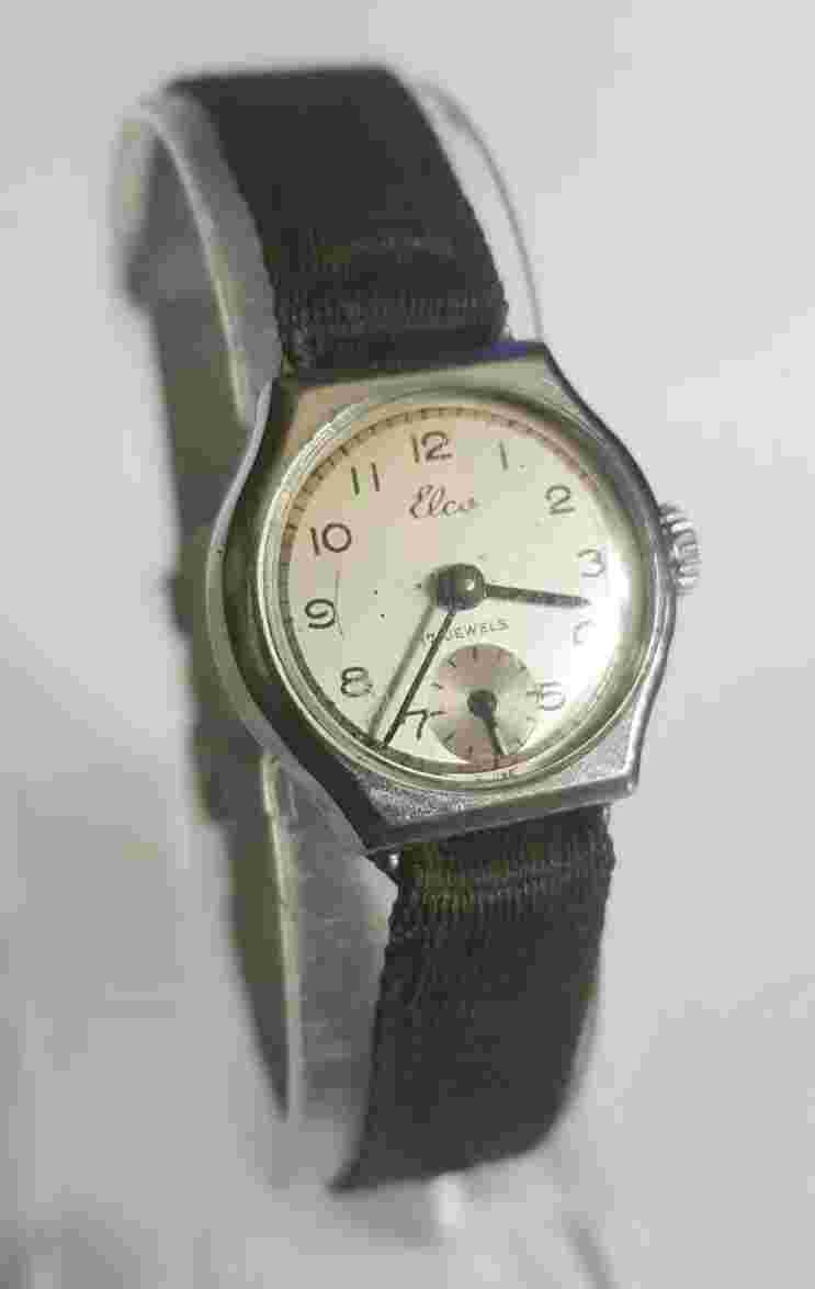 Beautiful Vintage Elco 17 Jewels Women's Mechanical Watch