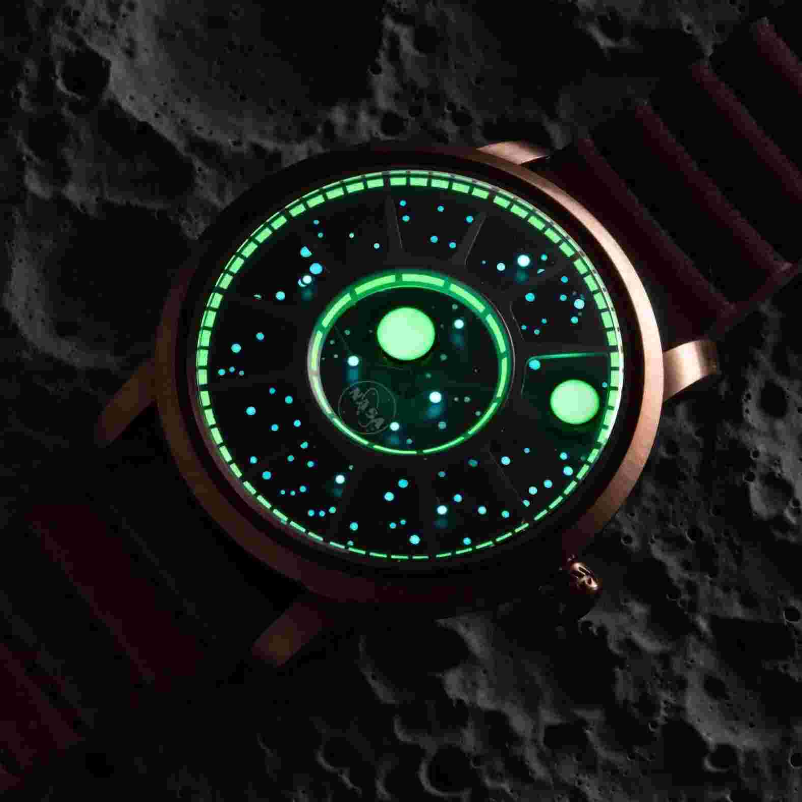 Xeric NASA Apollo 15 American Automatic Helix Nebula Watch - Brand New