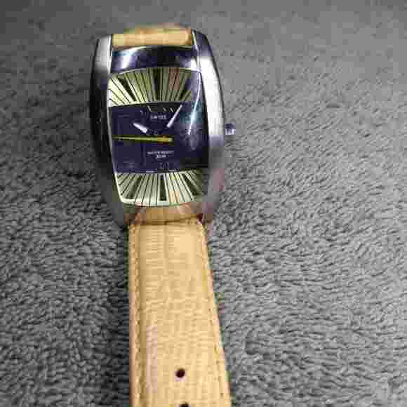 Activa Yellow quartz movement Swiss designer women's fashion watch