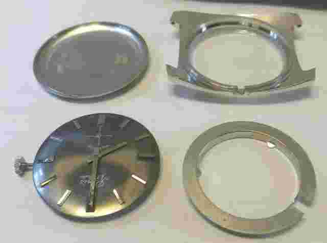 Watch RENIS 17 Rubis Incabloc Metallic Gray Dial Stainless Steel Swiss Made