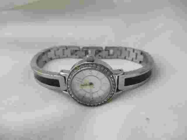 G Watch by GUESS, Metal Bracelet Band, Rhinestones, Black & Silver, WORKING!