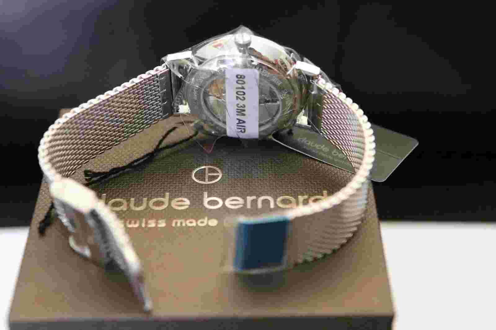 Claude Bernard Slim Line Swiss Made Automatic Men's Classic 40mm Dress Watch NEW