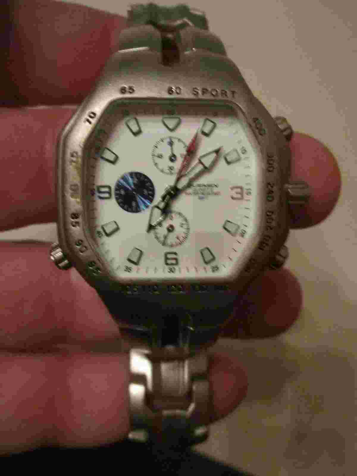 VINTAGE QUEMEX SPORTS WATCH - HEAVY WATCH - STAINLESS STEEL - BBA-18