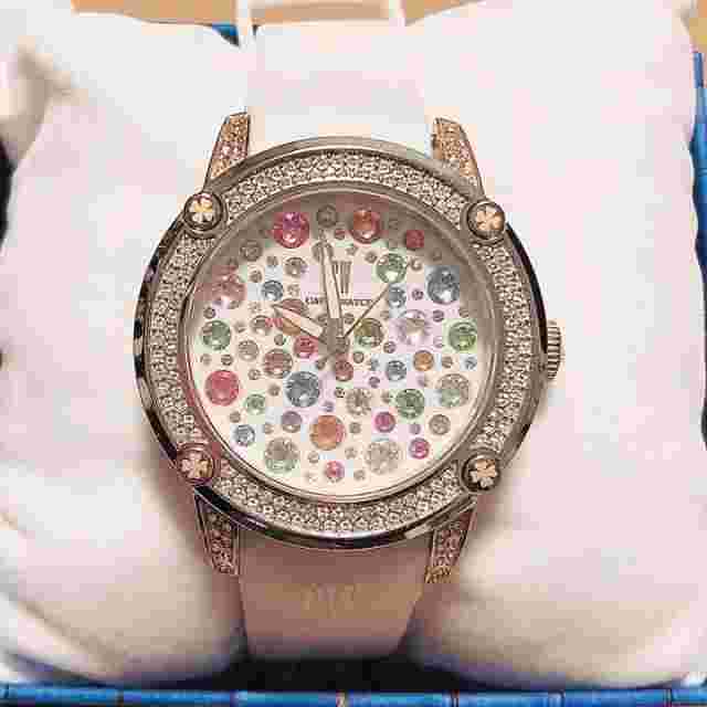 Capri watch, box and warranty included, excellent condition, tried on only,white