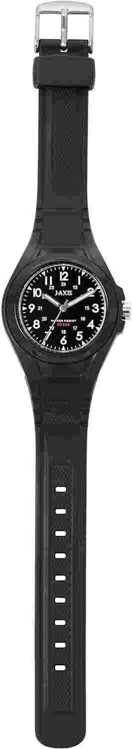 [J-AXIS] J-AXIS Colorful Sports Type 10 ATM Water Resistant Watch AG1328-BK AG13