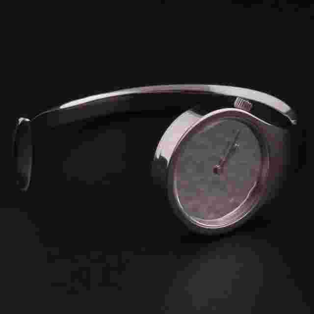 Georg Jensen Bangle Watch # 336, Hammered. Ladies. Vivianna Torun Bülow-Hübe.