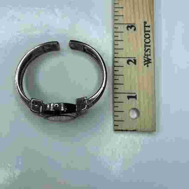 E Tendz Japan WR silver Tribal Cuff Vtg Stainless Untested