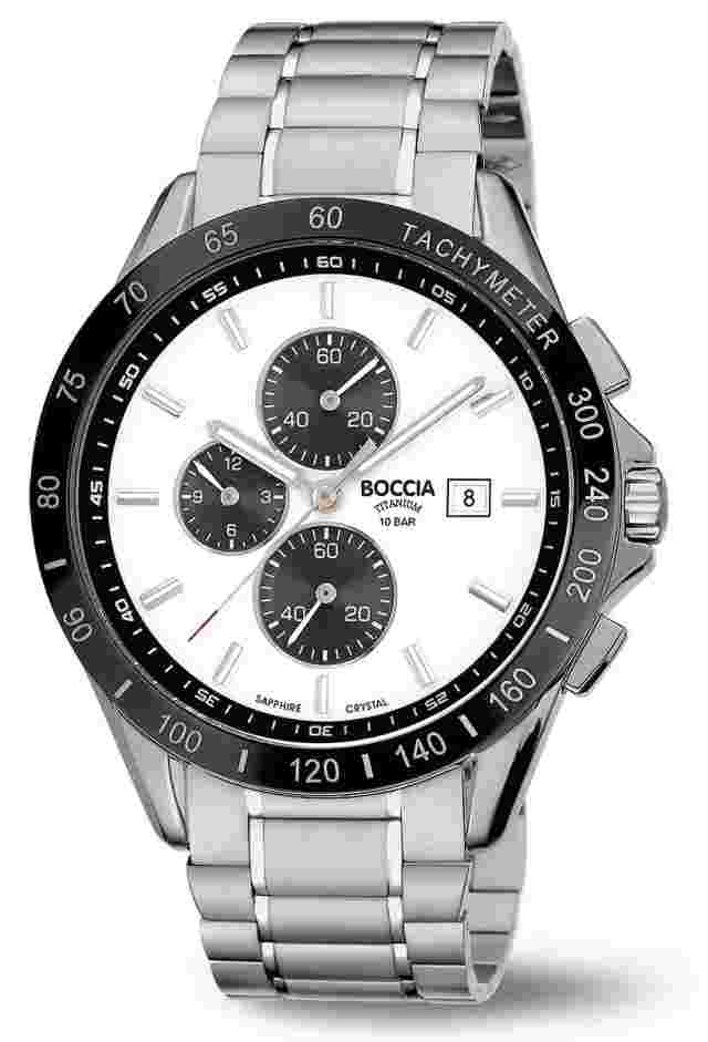 Titanium Bowl 3751-03 Men's Chronograph with Sapphire Glass