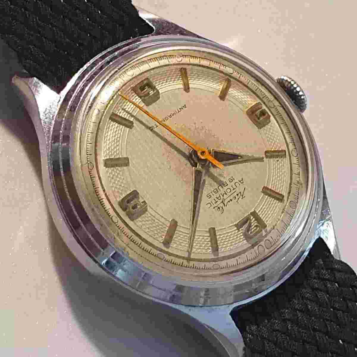 Wristwatch Vintage Man "Kienzle" Automatic 19Rubini Antique Mechanical German