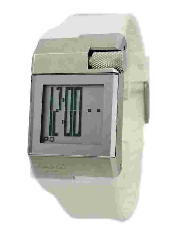 Kenneth Cole KC1760 Unisex Digital Multifunction Scroll Button Mirror Bezel
