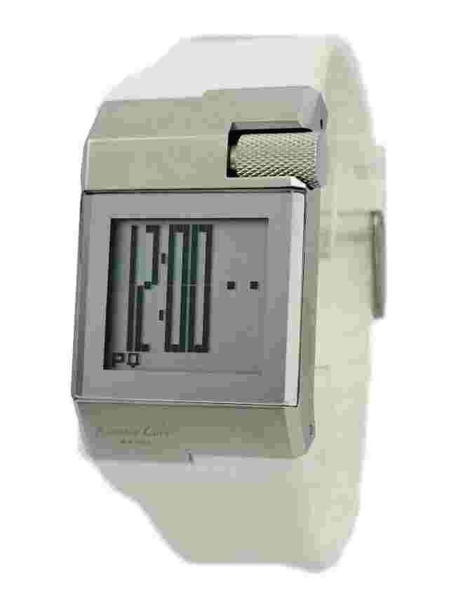 Kenneth Cole KC1760 Unisex Digital Multifunction Scroll Button Mirror Bezel