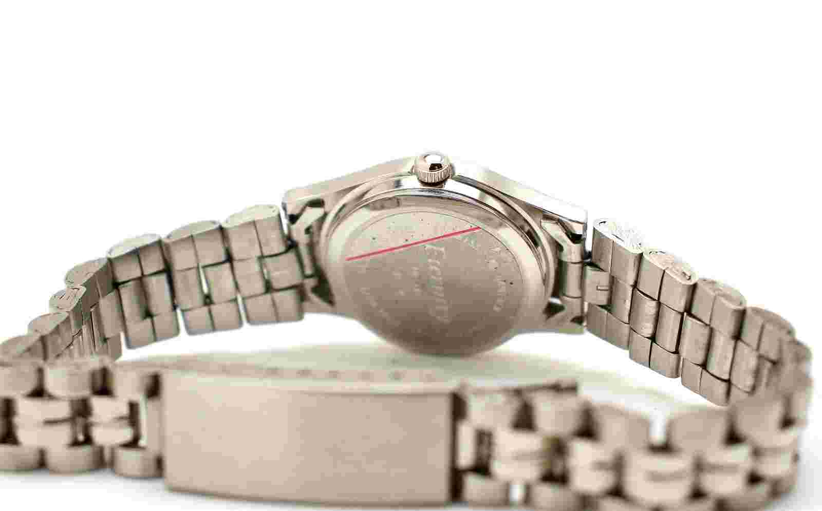 Eternity Blue Dial Silver Tone Women's Watch NEEDS Battery