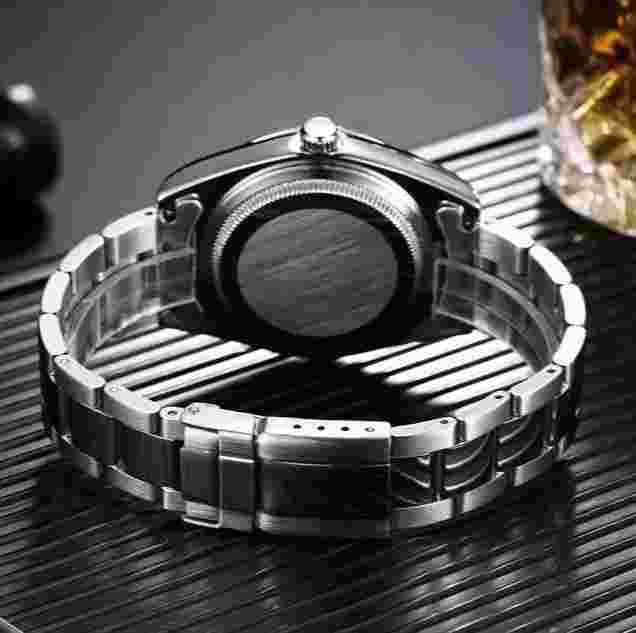 41mm PAULAREIS Automatic Watch Men's Stainless Steel Wateproof Luminous Diver