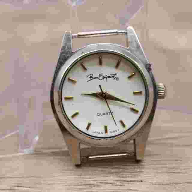 B.U.M. Equipment Watch Face Women Silver Tone Stainless Steel Classic White Dial