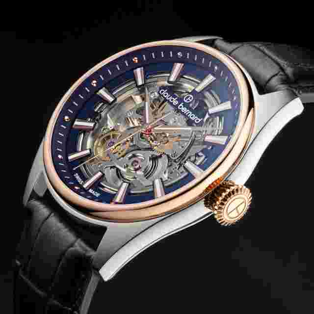 Claude Bernard by Edox - Proud Heritage Automatic Skeleton - 85309 357RC BUIR