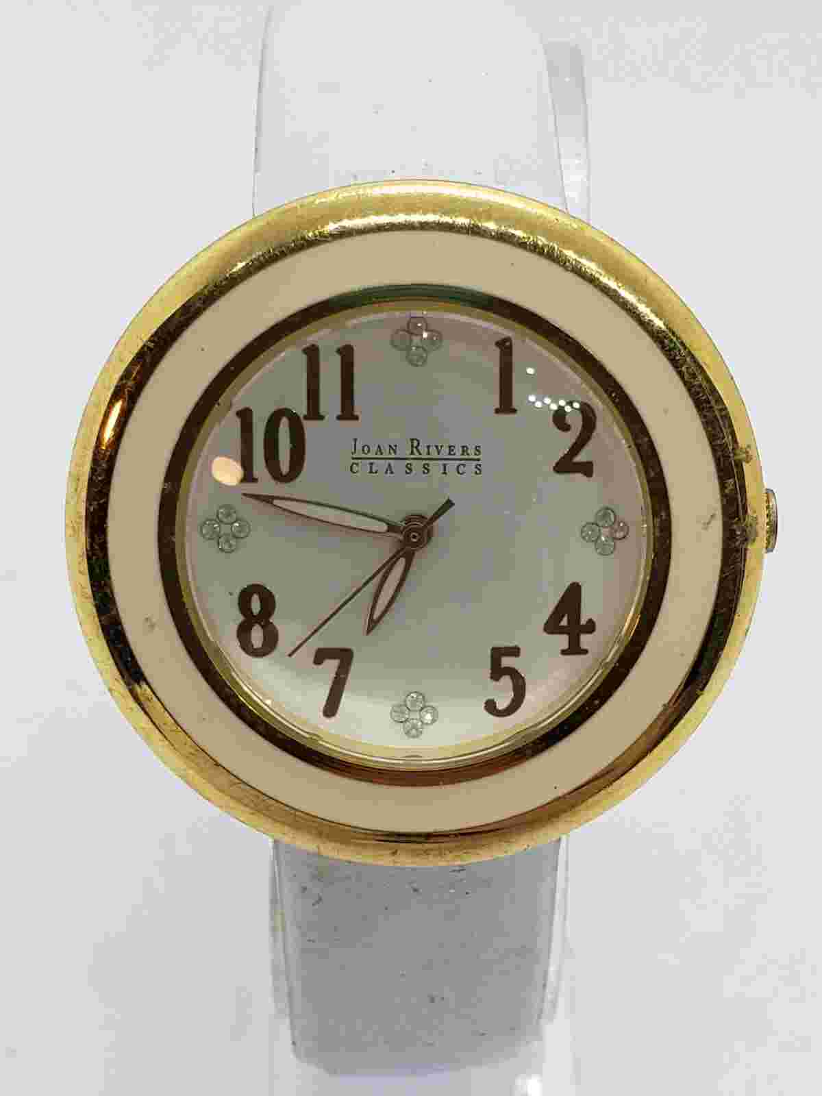Joan Rivers Classics 40mm Women's Leather Band Watch Needs A New BATTERY