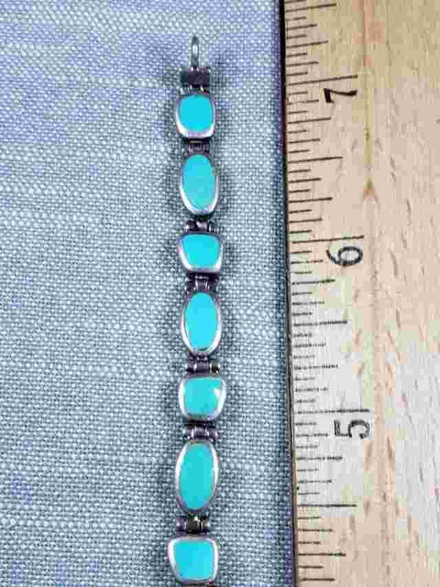 Peyote Bird Santa Fe Watch Sterling Silver 925 & Turquoise A71