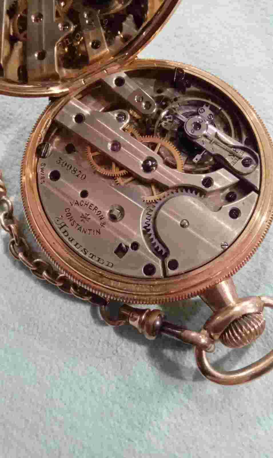 Vintage Vacheron & Constantin Geneva 14 KT Pocket Watch